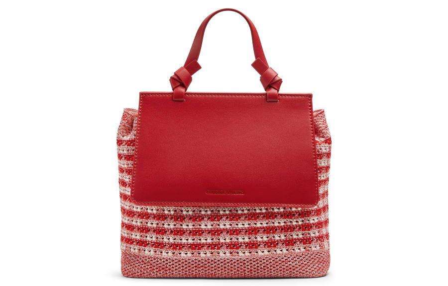 CHARLES&KEITH CHARLES&KEITH PU, Textile Mixture Backpack Women's Multicolor