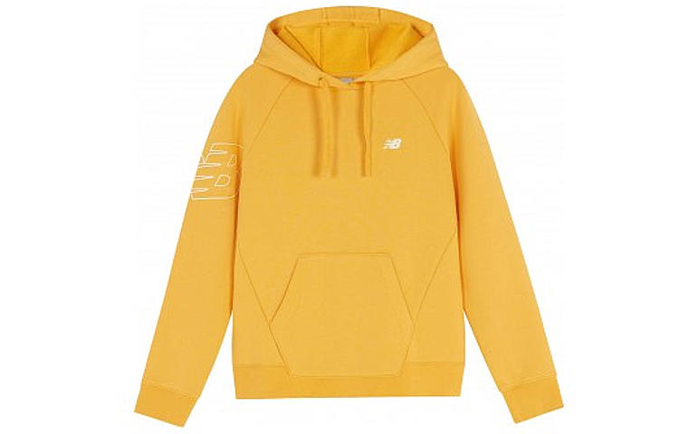 New Balance New Balance Sweatshirts Women's Yellow Hooded Moderate Regular