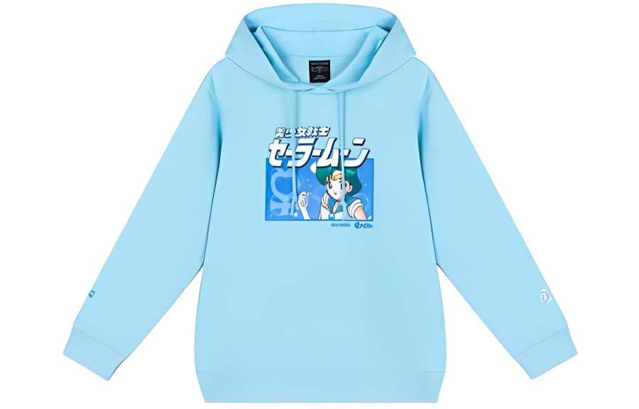 Skechers Sweatshirts Women's Sky Blue Hooded Moderate Regular