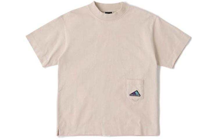 New Balance New Balance T Shirts Women's Light Beige Crew Neck Moderate Straight Fit