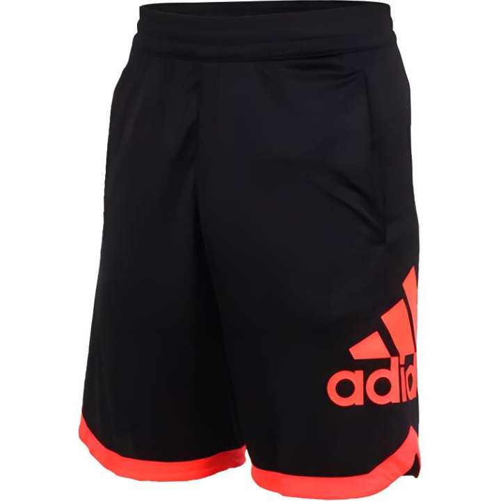 Adidas Adidas Casual Shorts Men's Black Neon Orange