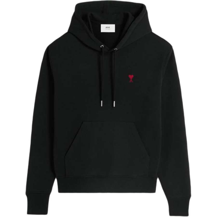 AMIPARIS Ami Paris Ami De Coeur Drawstring Hoodie