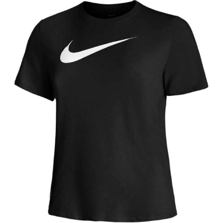 Nike Nike T Shirts Women's Black Crew Neck Moderate Straight Fit