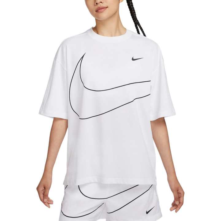 Nike Nike Sportswear Swoosh Women's Oversized Crewneck T-Shirt White