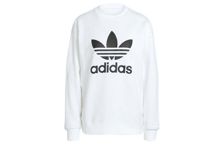 Adidas Originals TREFOIL CREW Sweatshirt Women's White