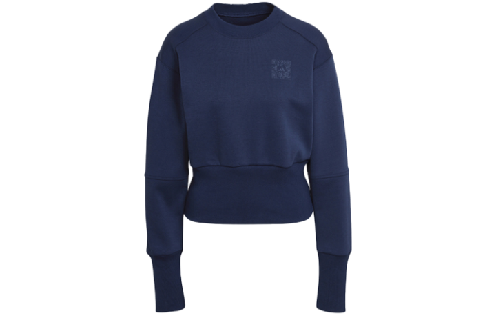 Adidas Adidas Sweatshirts Women's Blue Crew Neck Moderate Regular