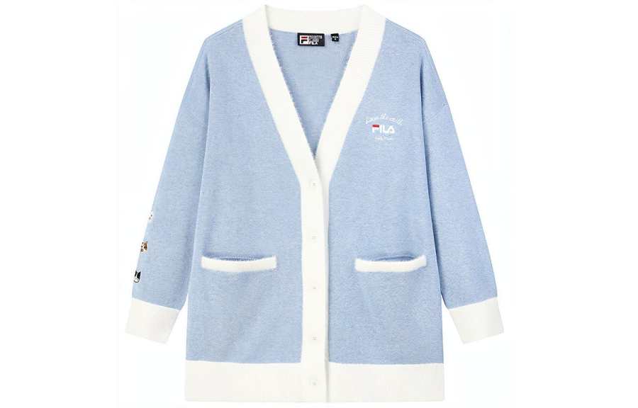 FILA x Pepe Shimada Knitwear Women's Cloud Blue & Heather Gray