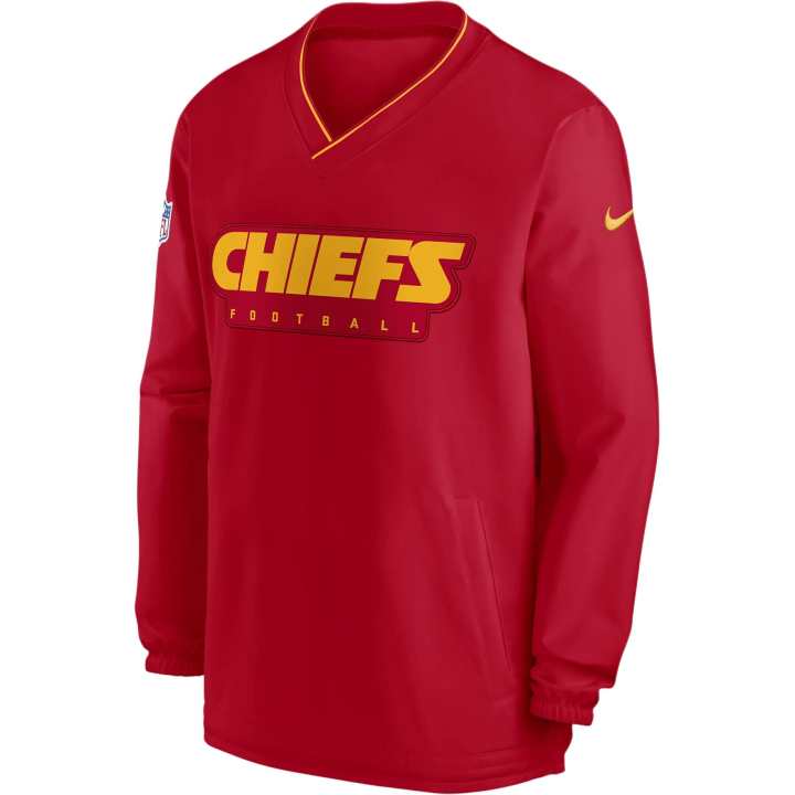 Nike Nike Kansas City Chiefs Sideline Men's Nike Nfl Long-Sleeve Windshirt