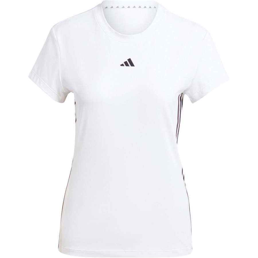Adidas Adidas T Shirts Women's White Crew Neck Moderate Straight Fit