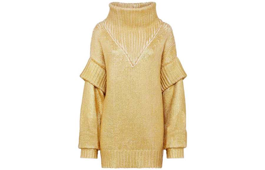 PHILIPP PLEIN Philipp Plein Maxi Hexagon metallic pullover