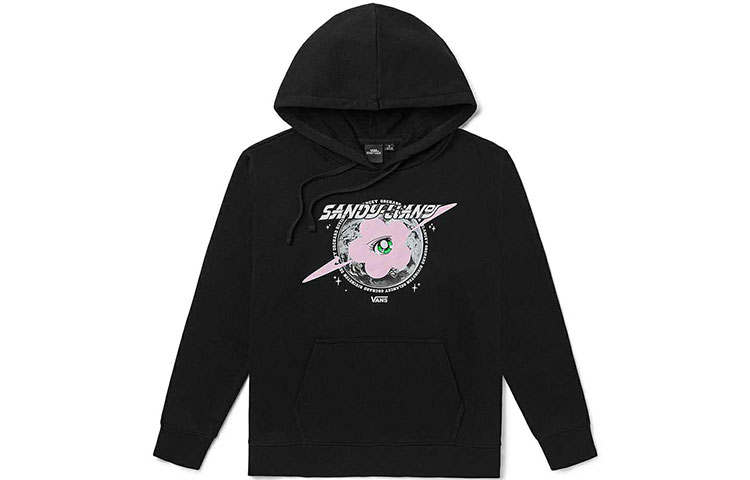 Vans X Sandy Liang Sweatshirts Women's Black Hooded Moderate Regular