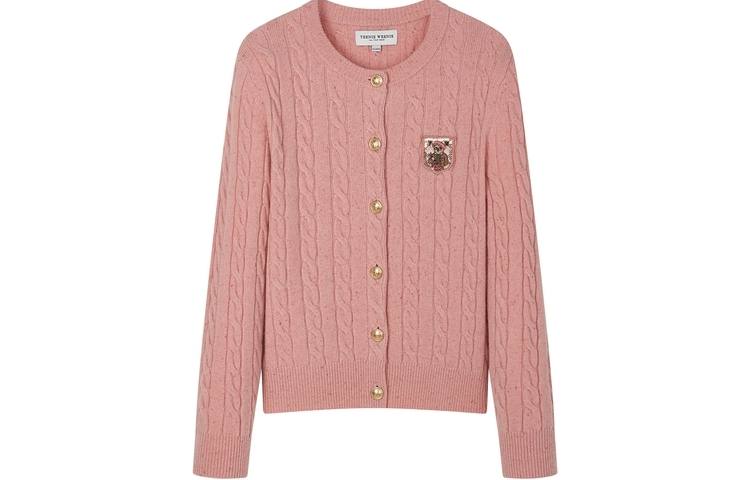 Teenie Weenie All Season Jacquard Knitted Fabric Knitwear Women's