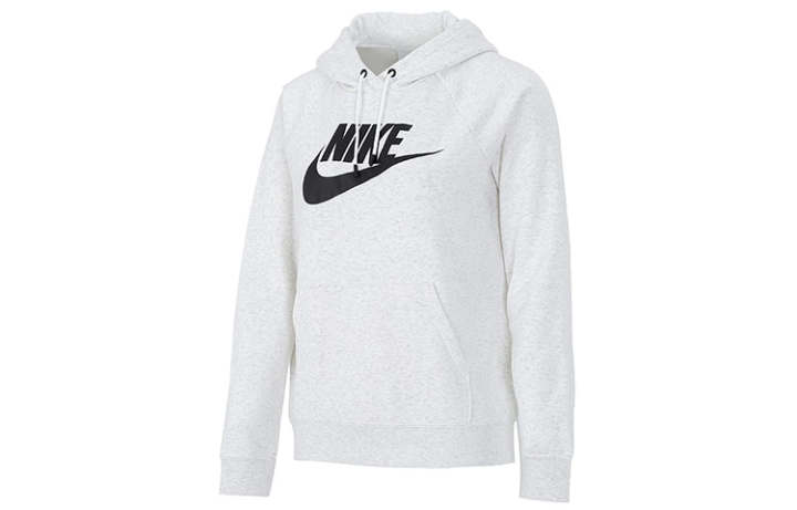 Nike Nike Sportswear Essentials Sweatshirts Women's Gray Hooded Moderate Regular