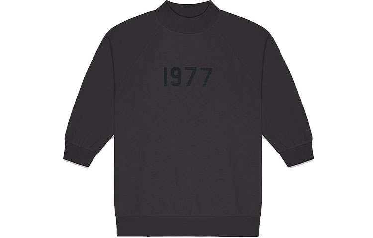 Fear Of God Essentials Women's 1977 3/4 Sleeve Mockneck Iron