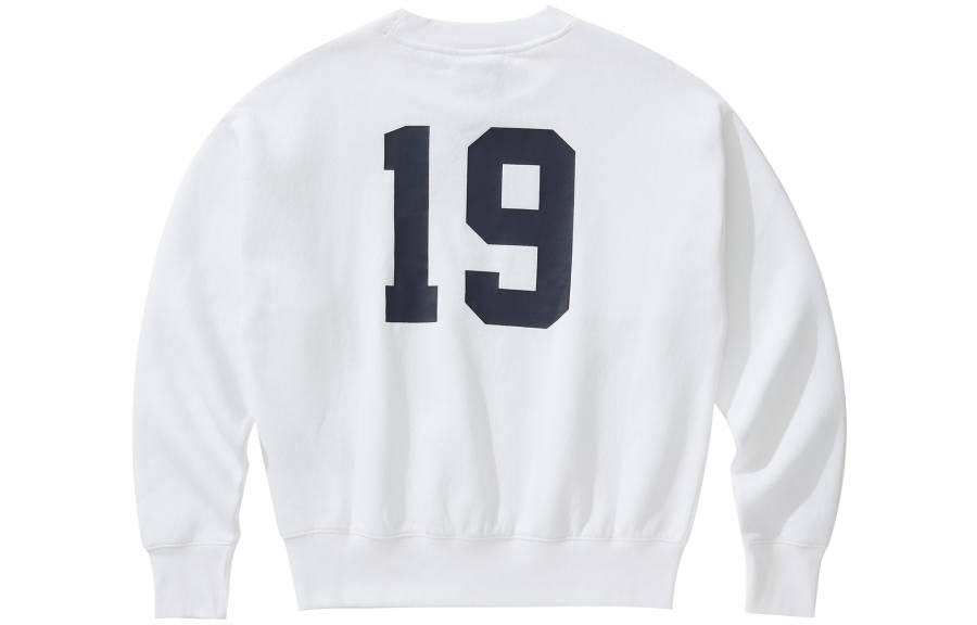 Champion Legacy Collection, Print Logo Numbers Fleece Lined Sports Sweatshirt European Version, Winter Women's