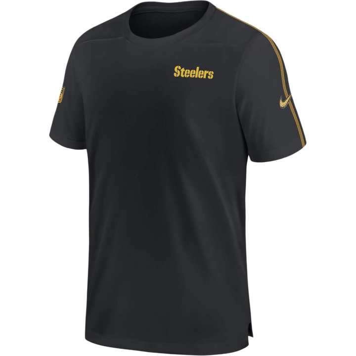 Nike Nike Pittsburgh Steelers Sideline Coach Men's Nike Dri FIT Nfl Top