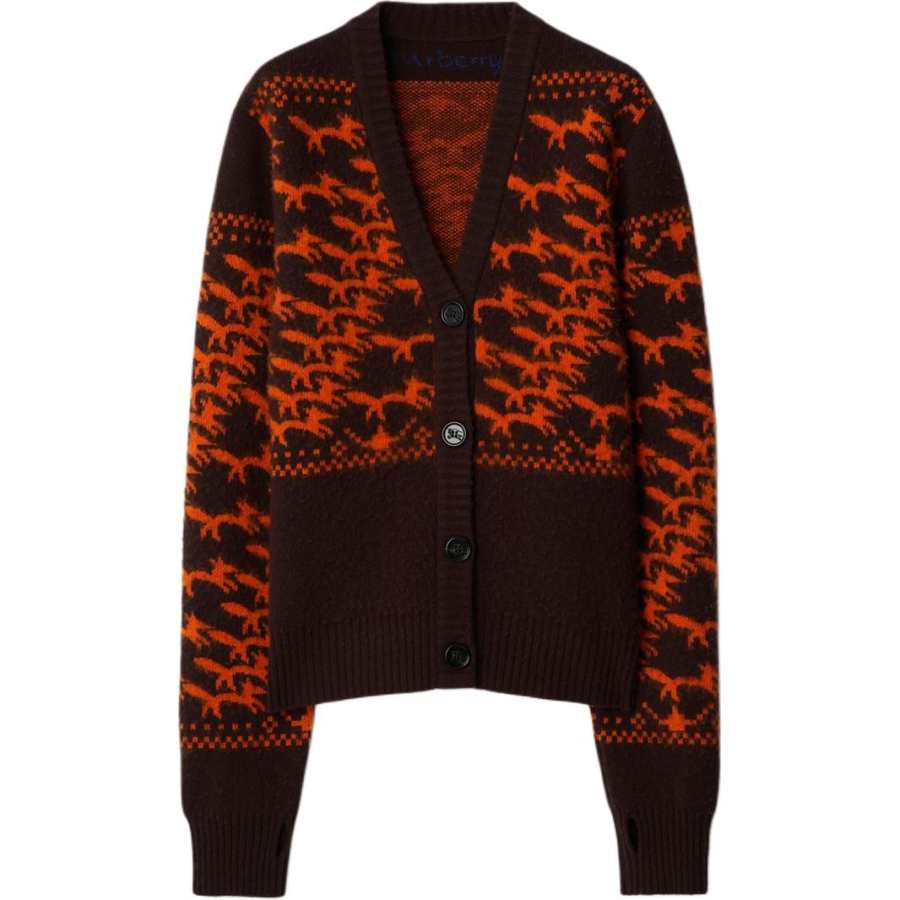 Burberry Burberry fox wool cardigan