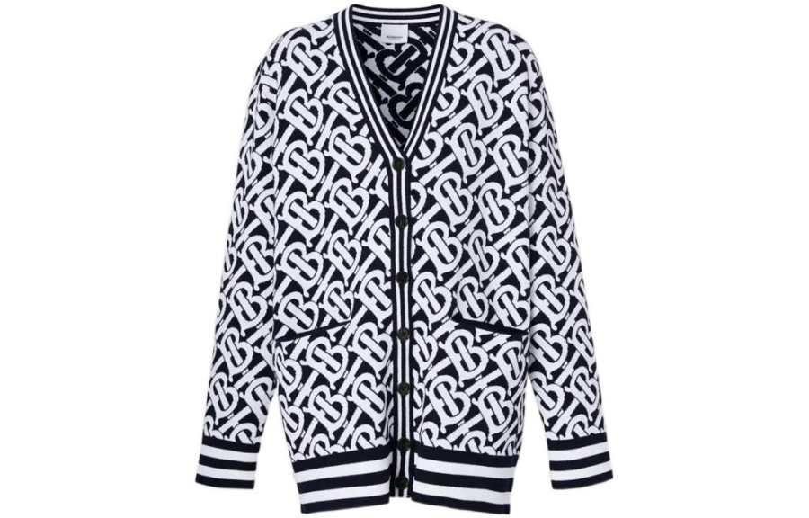 Burberry FW22 Knitwear Women's Dark Charcoal Blue