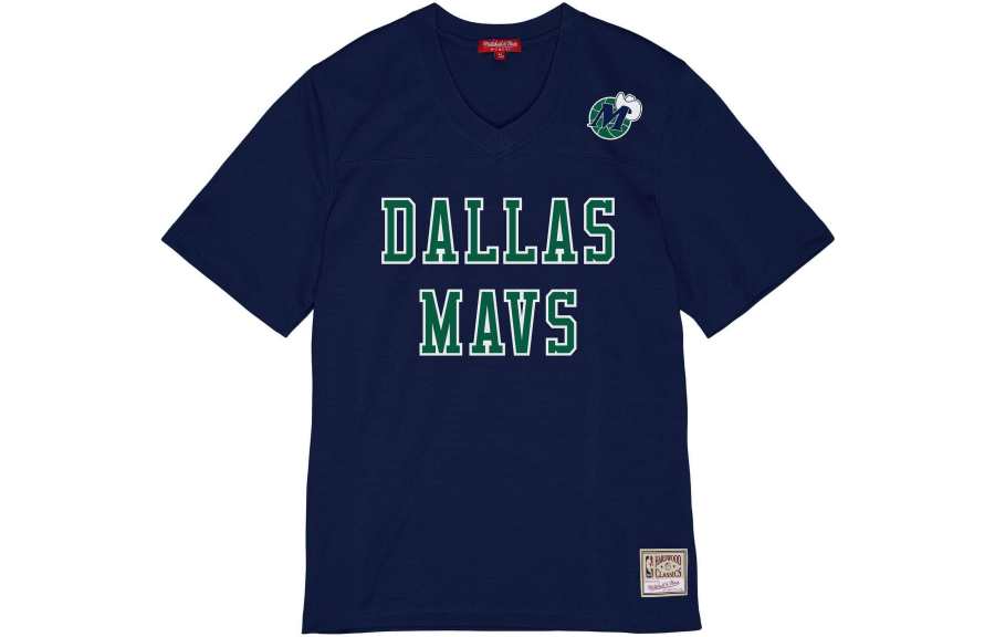 Mitchell Ness Drop Shoulder Sleeve T Shirt Women's Dark Blue