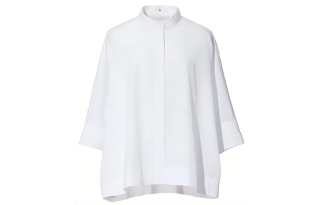 UNIQLO X JIL SANDER Shirts Women's White Crew Neck Moderate Shirt
