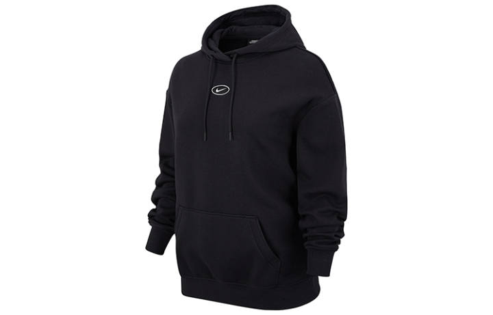 Nike Nike Sweatshirts Women's Black Hooded Moderate Regular