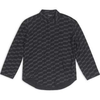 Balenciaga logo print long-sleeve shirt