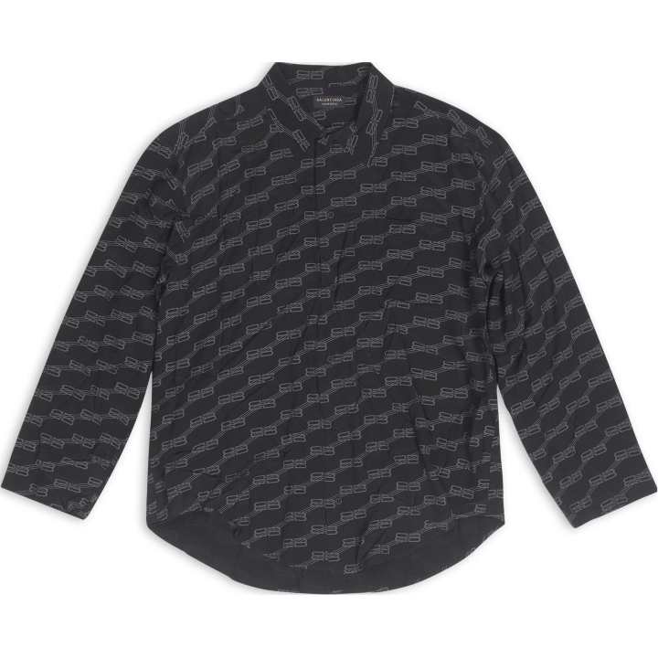 Balenciaga Balenciaga logo print long-sleeve shirt