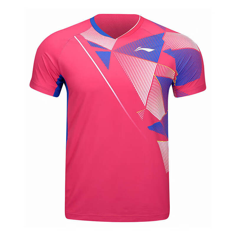 Li-Ning Li Ning Badminton Collection Badminton Jersey Men's Vivid Rose Red