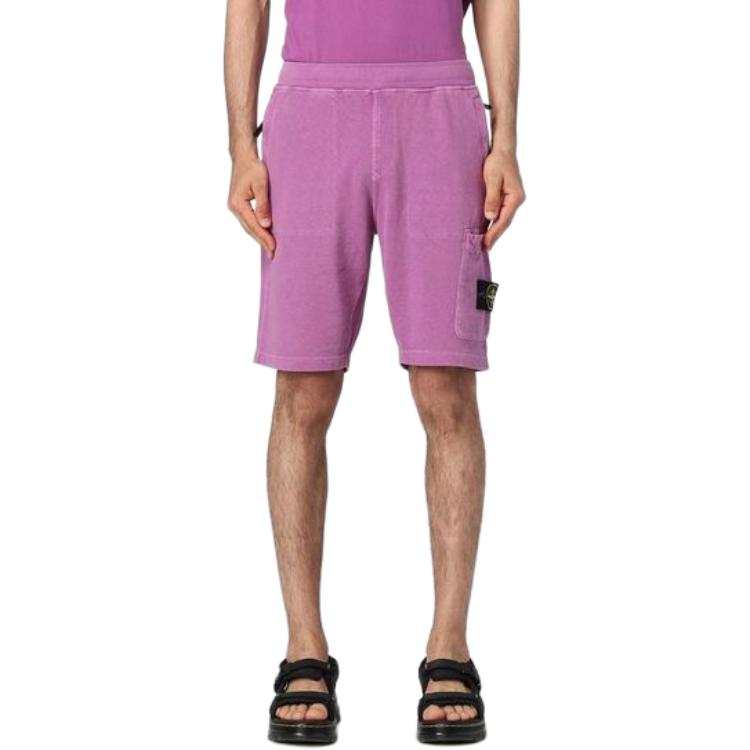 STONE ISLAND Casual Shorts Men's Purple