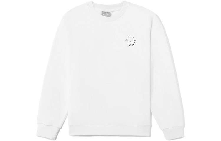 Li-Ning Li Ning Training Series Sweatshirts Women's White Crew Neck Moderate