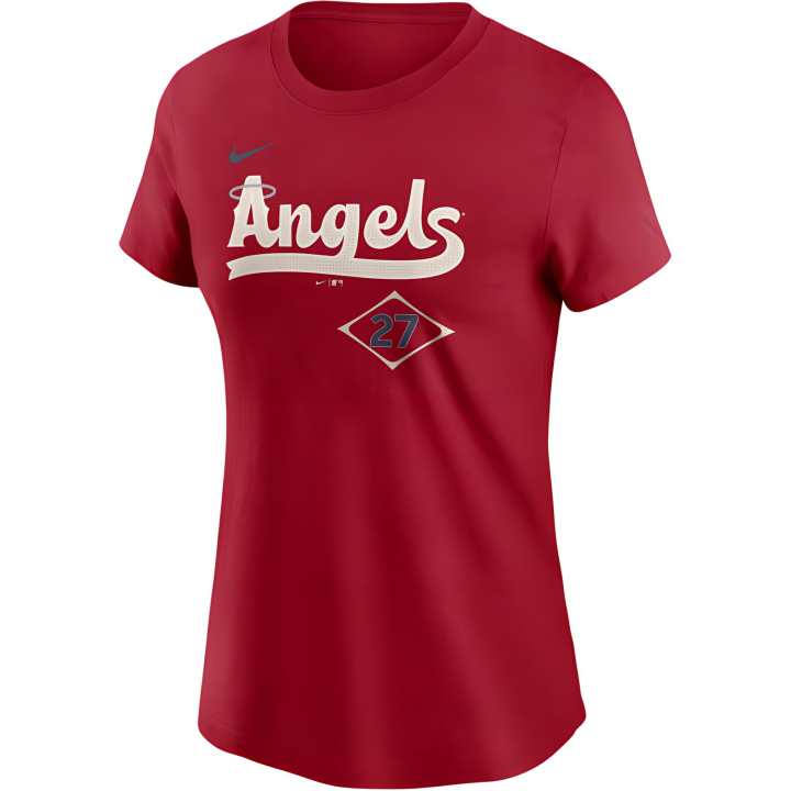 Nike Nike X MLB T Shirts Women's Red Crew Neck