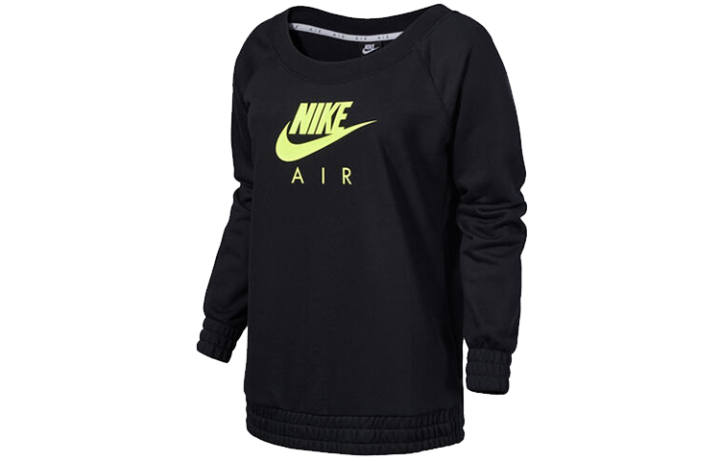Nike Nike Sweatshirts Women's Black Crew Neck Moderate Regular