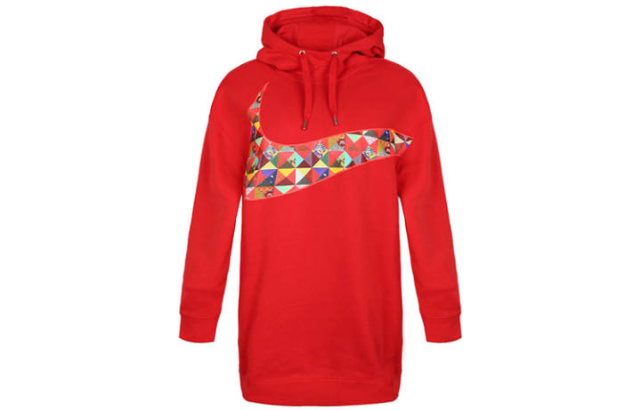 Nike Nike Sweatshirts Women's Red Hooded Moderate Regular