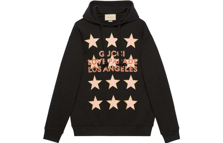 GUCCI 【Previous Season】star-print hoodie