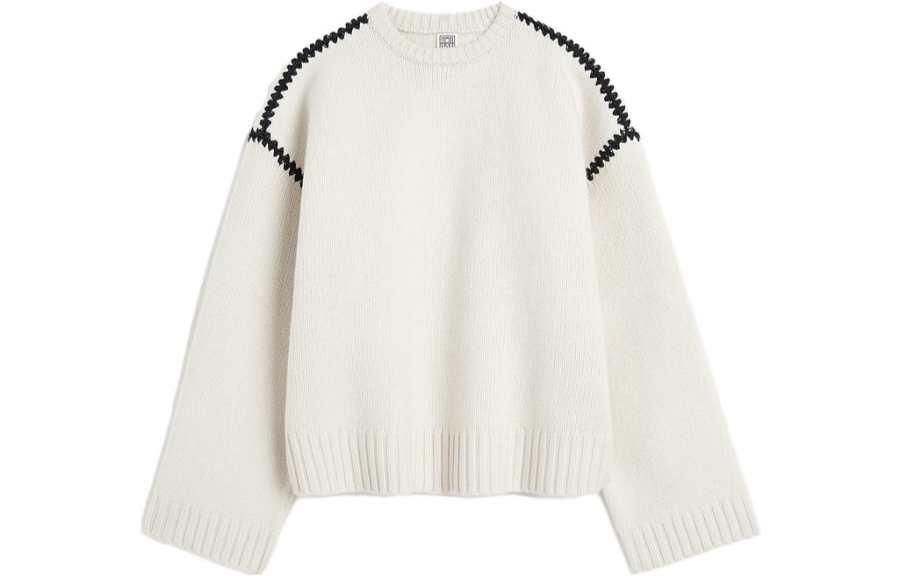 Toteme embroidered wool jumper