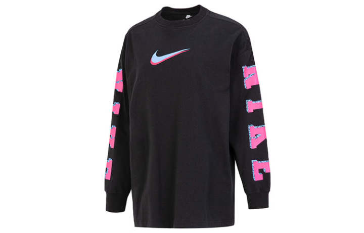Nike Nike Drop Shoulder Sleeve T Shirt Women's Black