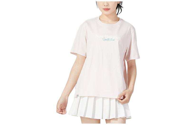 New Balance New Balance Drop Shoulder Sleeve T Shirt Women's Light Pink