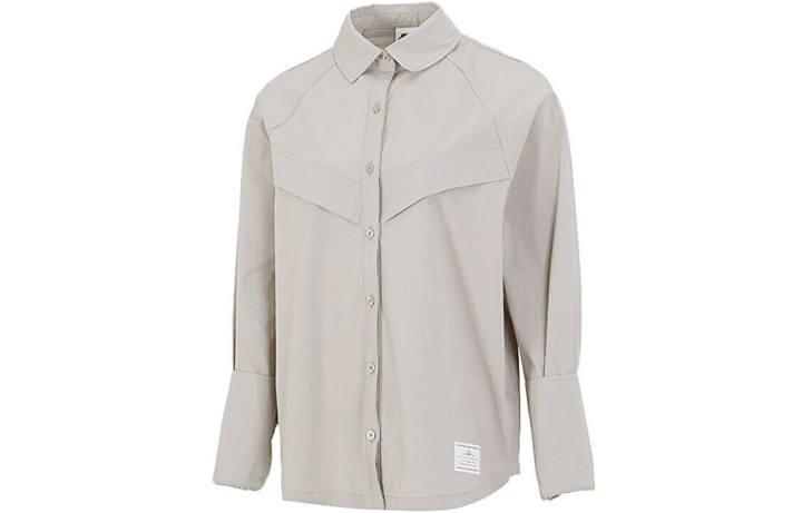 Nike Nike Shirts Women's Gray Lapel Moderate Shirt