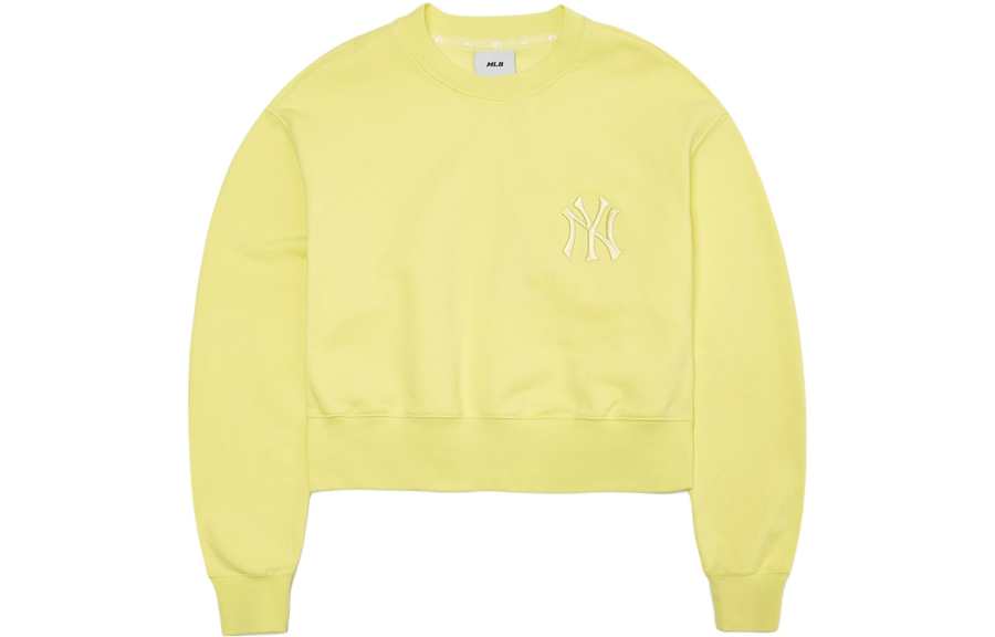 MLB MLB Sweatshirts Women's Yellow Crew Neck Moderate Regular