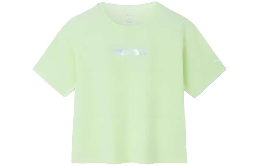 Anta Variety Training Collection Drop Shoulder Sleeve T Shirt Women's Cocktail Green