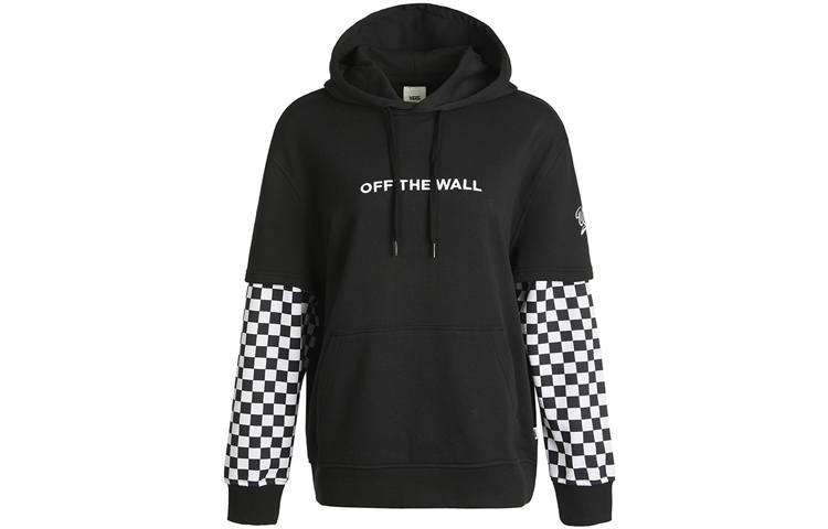 Vans Sweatshirts Women's Black Hooded Moderate Regular