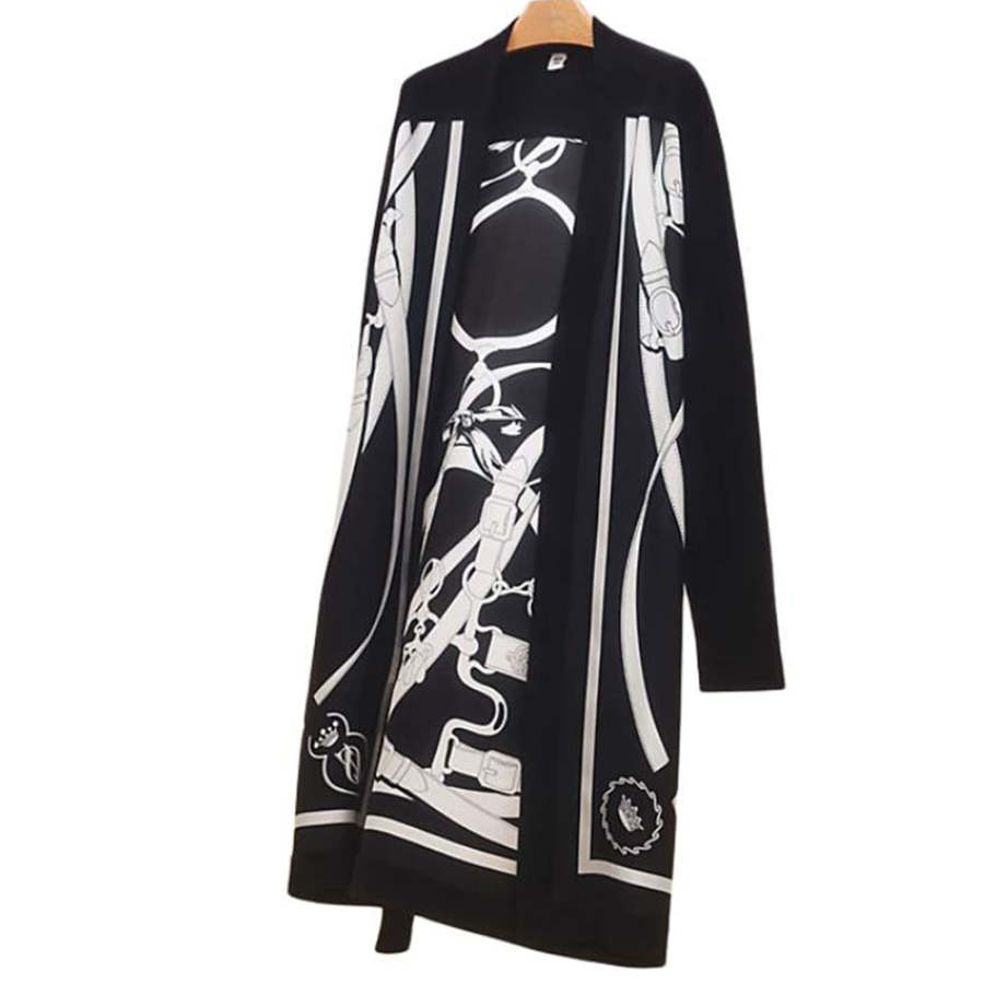 HERMES FW22 Cardigan Women's Black