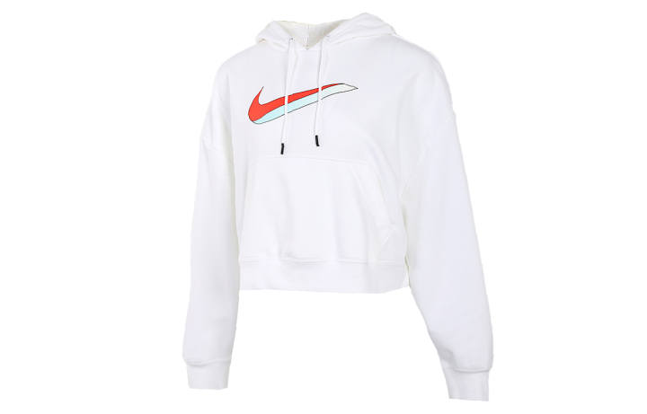 Nike Nike Sweatshirts Women's White Hooded Moderate Regular