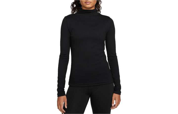 Nike Nike Dri Fit T Shirts Women's Black Turtleneck Moderate