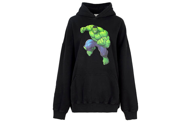 Balenciaga Boxy Hoodie 'Black'