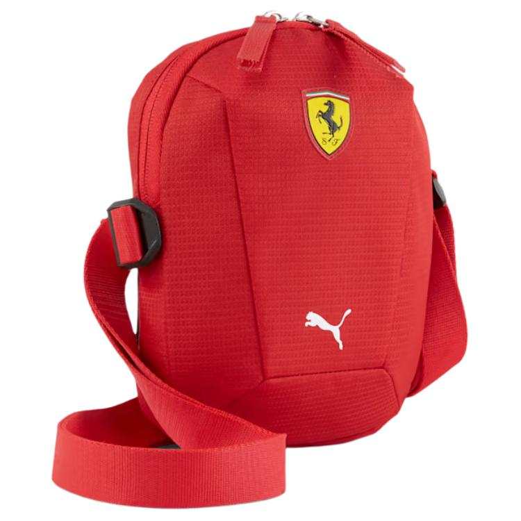 PUMA Ferrari, Collaboration FERRARI RACE Polyester Shoulder Bag, Crossbody Bag Unisex Red