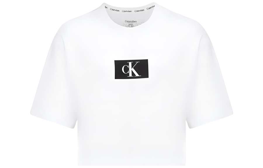 CALVIN KLEIN CK96 Drop Shoulder Sleeve T Shirt Women's White