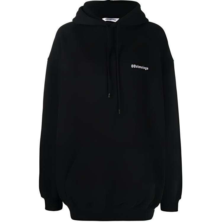 Balenciaga Bb Paris Hoodie 'Black'