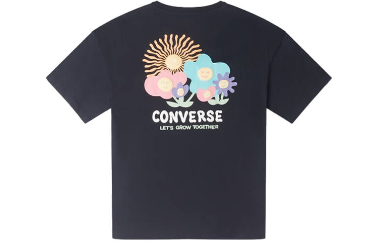 Converse Grow Together Oversized T Shirt Women's Black