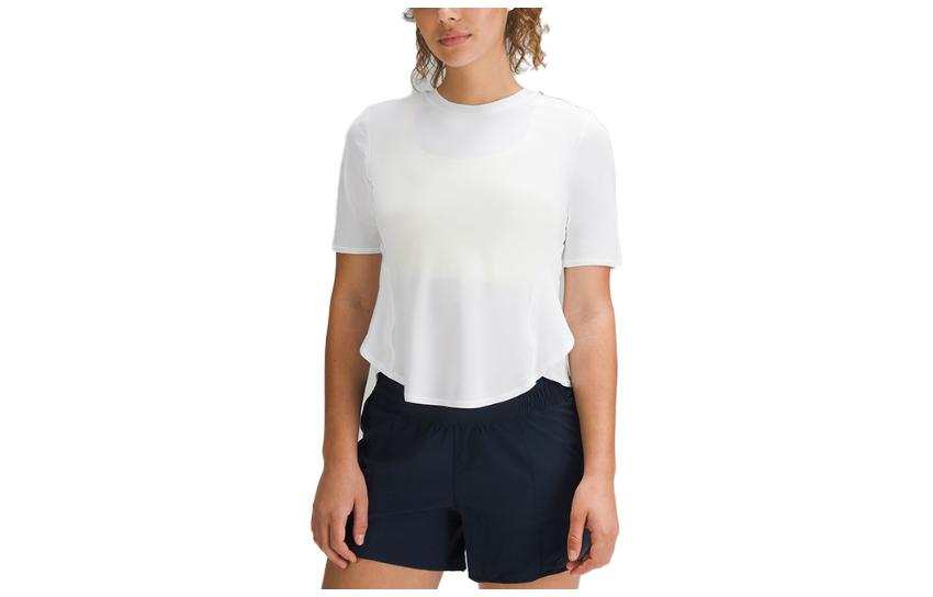Lululemon T Shirts Women's Crew Neck Moderate Straight Fit